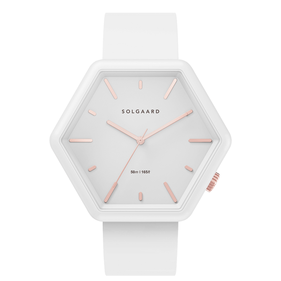 Arctic White w/ Rose Gold